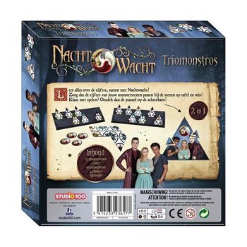 Studio 100 - Nachtwacht Triomonstros Hra a puzzle 2v1 (6 ks)