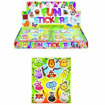 FUN STICKERS – MODEL: ZVÍŘATA Z DŽUNGLE (120 ks)