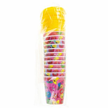 Kel&iacute;mek s brčkem / Kel&iacute;mek na zmrzlinu &ndash; Smiley, 250 ml (12 ks)