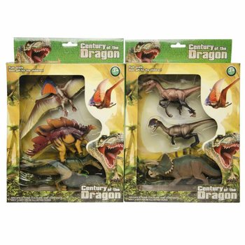 SADA 3 D&Iacute;LN&Yacute;CH HRAČEK DINOSAURŮ - VE VELK&Eacute; D&Aacute;RKOV&Eacute; KRABICI (1 ks)