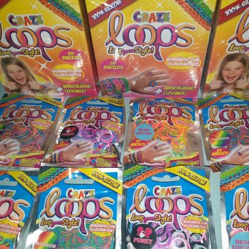 CRAZE LOOPS LOOM - BLINDBAGS - V DISPLEJI (12 kusů)