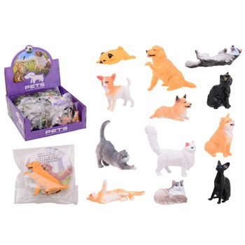 ANIMAL WORLD - FIGURKY DOM&Aacute;C&Iacute;CH MAZL&Iacute;ČKŮ V DISPLEJI (36 ks)