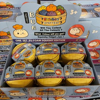 RAGE - Squishy Bun Dumplings VELK&Eacute; - ONE SET PU FOAM SQUISHY EDITION (12 ks)