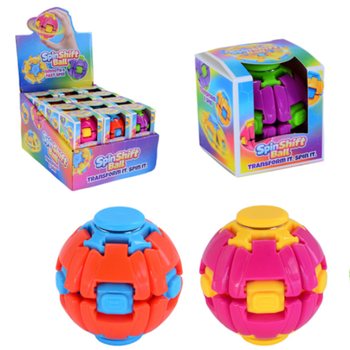 FIDGET SPINNER M&Iacute;ČEK SPIN & POP - SPIN SHIFT BALL - V DISPLEJI (24 ks)