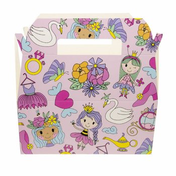 Dětský Menu Box Princezna - Krabičky na Jídlo - 22,5 x 12 x 9,5 cm (24 ks)