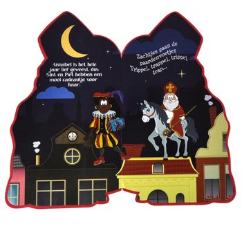 Velk&aacute; pěnov&aacute; kniha Sinterklaas / Mikul&aacute;&scaron; 30 cm (3 ks)