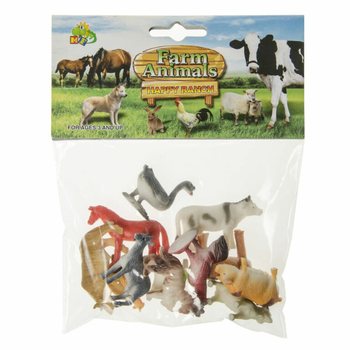 12dílná sada figurek zvířat z farmy
