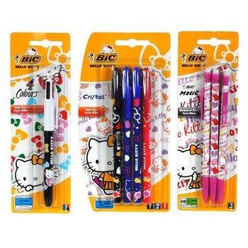 HELLO KITTY BIC PERA NA KARTĚ MIX (12 ks)