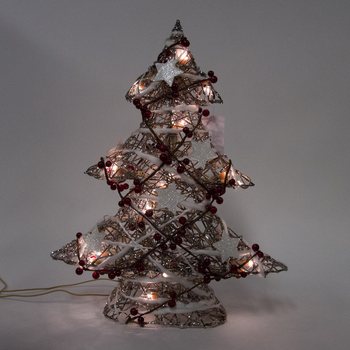 Velk&yacute; Sv&iacute;t&iacute;c&iacute; Dekoračn&iacute; V&aacute;nočn&iacute; Stromek 50 cm (1 ks)