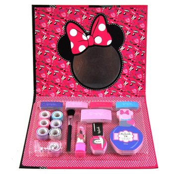 DISNEY MINNIE MOUSE PSAC&Iacute; SOUPRAVA MAKE-UP VE FORMĚ KNIHY (3 ks)