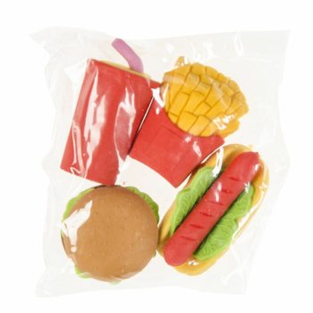 4d&iacute;ln&aacute; sada gum v designu Fast Food (Display 12 ks)