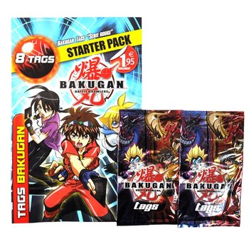 BAKUGAN - Startovac&iacute; bal&iacute;ček 8 tagů (100 ks)