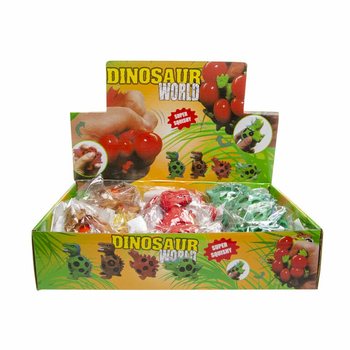 Squishy Mesh mačkac&iacute; m&iacute;ček Dinosaurus - Display (12 ks)