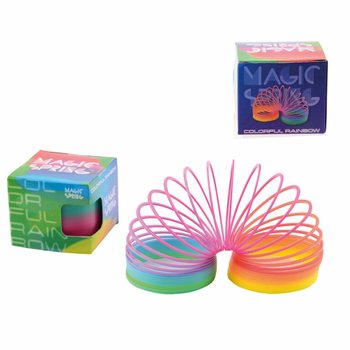 MAGICKÁ PRUŽINA RAINBOW MAGIX V KRABIČCE Ø7,5 CM (12 ks)