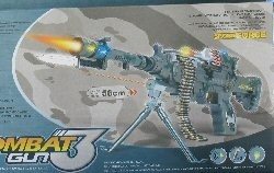 Dětsk&yacute; samopal Combat se světlem a zvukem - 56 cm