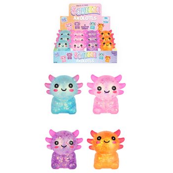 Mačkac&iacute; Axolotl Squeeze - s N&aacute;pln&iacute; Gel Sugar - v Displeji (12 ks)