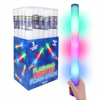 LED pěnov&eacute; tyče - v&iacute;cebarevn&aacute; p&aacute;rty tyč v displeji (24 ks)