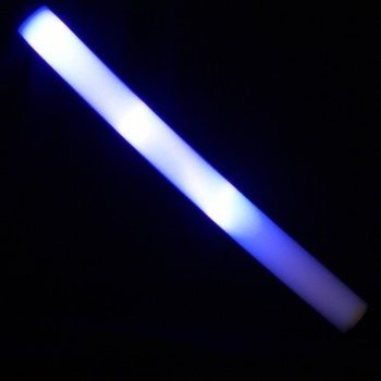 LED Pěnov&aacute; Tyčinka Modr&aacute; - Party Stick (24 ks)