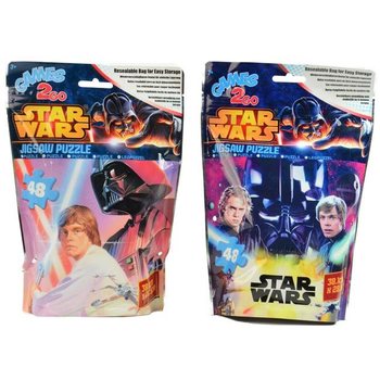 Star Wars puzzle v neprůhledn&eacute;m s&aacute;čku blindbag 38,1 x 28,5 cm (12 ks)
