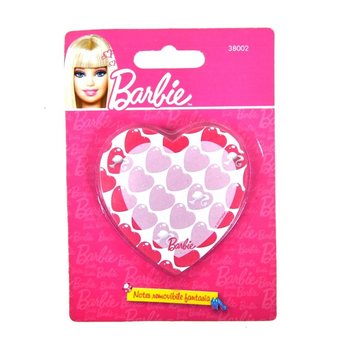 BARBIE BLOK VE TVARU SRDCE NA KARTĚ (6 ks)