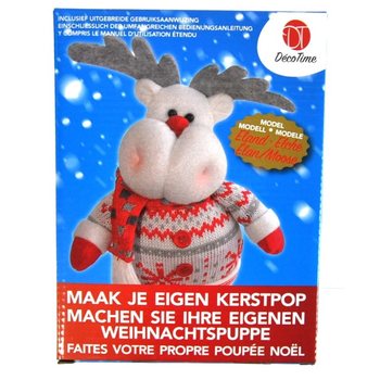 VYROB SI VLASTNÍ PLYŠOVOU VÁNOČNÍ PANENKU (6 ks)