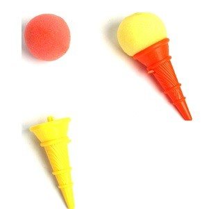 MINI VYSTŘELOVAC&Iacute; ZMRZLINA V S&Aacute;ČKU 10 CM (24 ks)