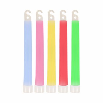 SVÍTÍCÍ TYČINKY GLOW STICK - 15CM SE ŠŇŮRKOU - MIX BAREV (25 ks)