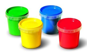 Prstov&eacute; barvy SES, sada 4x150ml (4 barvy) (1 ks)