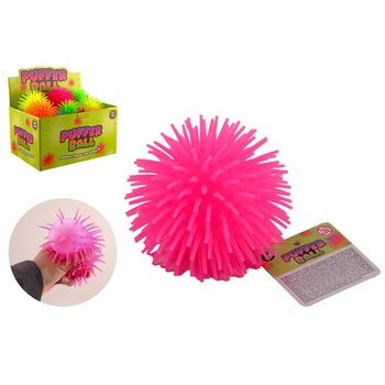 PUFFER M&Iacute;ČEK - 9CM - MIX BAREV - V DISPLEJI (24 ks)