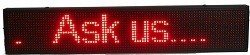 LED Světeln&aacute; Tabule do Auta 12V - Běž&iacute;c&iacute; Text Reklama