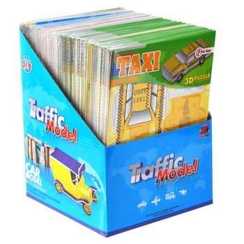 3D Auto Puzzle v Displeji (64 ks)