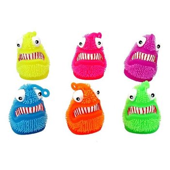 VELKÉ SVÍTÍCÍ PUFFER PŘÍŠERKY SE SVĚTLEM Ø9,5CM (12 ks)