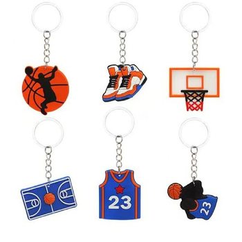 PŘÍVĚSKY NA KLÍČE BASKETBAL MIX (48 ks)
