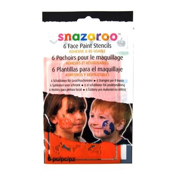 SNAZAROO - 6 &Scaron;ablon na Malov&aacute;n&iacute; na Obličej (12 ks)