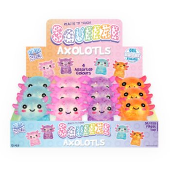 Mačkac&iacute; Axolotl Squeeze - s N&aacute;pln&iacute; Gel Sugar - v Displeji (12 ks)