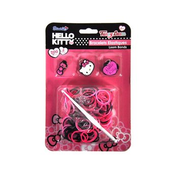 Sada na V&yacute;robu Gumičkov&yacute;ch N&aacute;ramků s Př&iacute;věsky Hello Kitty (12 ks)