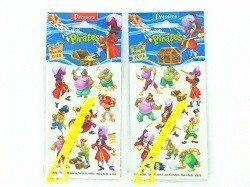 PROTLAČOVAC&Iacute; OBR&Aacute;ZKY / SAMOLEPKY DISNEY PETER PAN (24 ks)