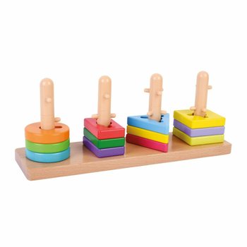 JOUECO Dřevěn&eacute; bludi&scaron;tě puzzle - 12 měs&iacute;ců a v&iacute;ce
