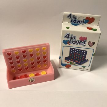 Hra 4 v řadě ve tvaru srdce (12 ks)