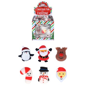 Vánoční Squishy Figurky do Tomboly (96 ks)
