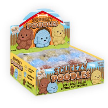 Stretchy Squishy Pudlov&eacute; v Displayi (12 ks)