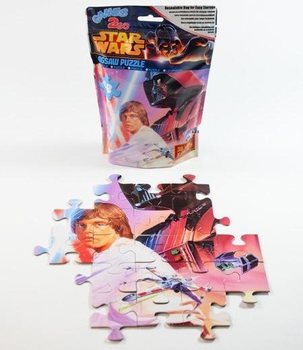 Star Wars puzzle v neprůhledn&eacute;m s&aacute;čku blindbag 38,1 x 28,5 cm (12 ks)