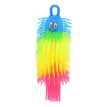 DUHOV&Yacute; PUFFER ČERV M&Iacute;ČEK - 22 CM - MIX BAREV - V DISPLAYI (12 ks)