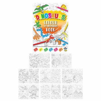 Omalovánka Malování podle čísel - Dinosaurus (48 ks)