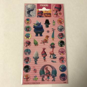 Arch Samolepek TROLLS - 20 x 10 cm (10 ks)