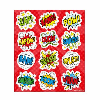 Vesel&eacute; samolepky: Comic Signs Display (120 ks)