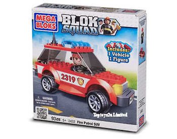 MEGA BLOKS - SUV HASIČSK&Eacute; PATROLY A POLICEJN&Iacute; VRTULN&Iacute;K (2 ks)