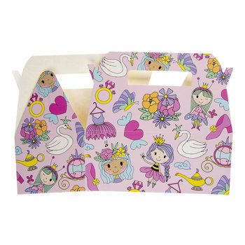 Dětsk&yacute; Menu Box Princezna - Krabičky na J&iacute;dlo - 22,5 x 12 x 9,5 cm (24 ks)