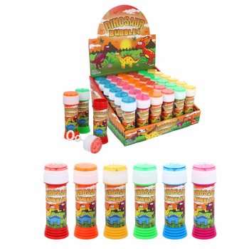Dinosauří bublifuk 50ml s hlavolamem - Displej 36 ks