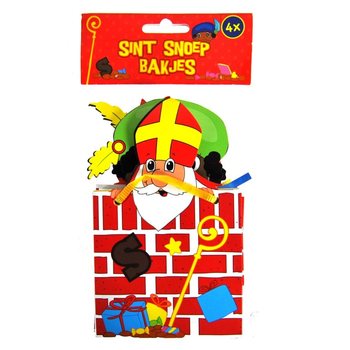 Sada 4 misek na sladkosti Mikul&aacute;&scaron; a Piet (12 sad)